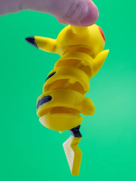 Pikachu Khớp Nối (Articulated) - Print in Place - Image 4