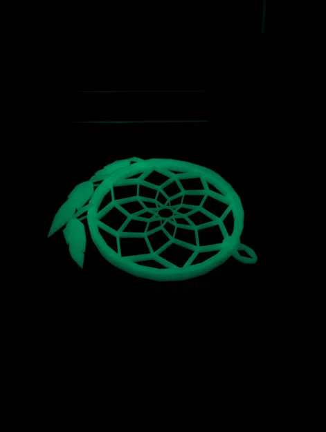 Dreamcatcher Hình Học – Lông Vũ Print-in-Place, cực đẹp với PLA phát sáng - Image 4
