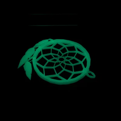 Dreamcatcher Hình Học – Lông Vũ Print-in-Place, cực đẹp với PLA phát sáng