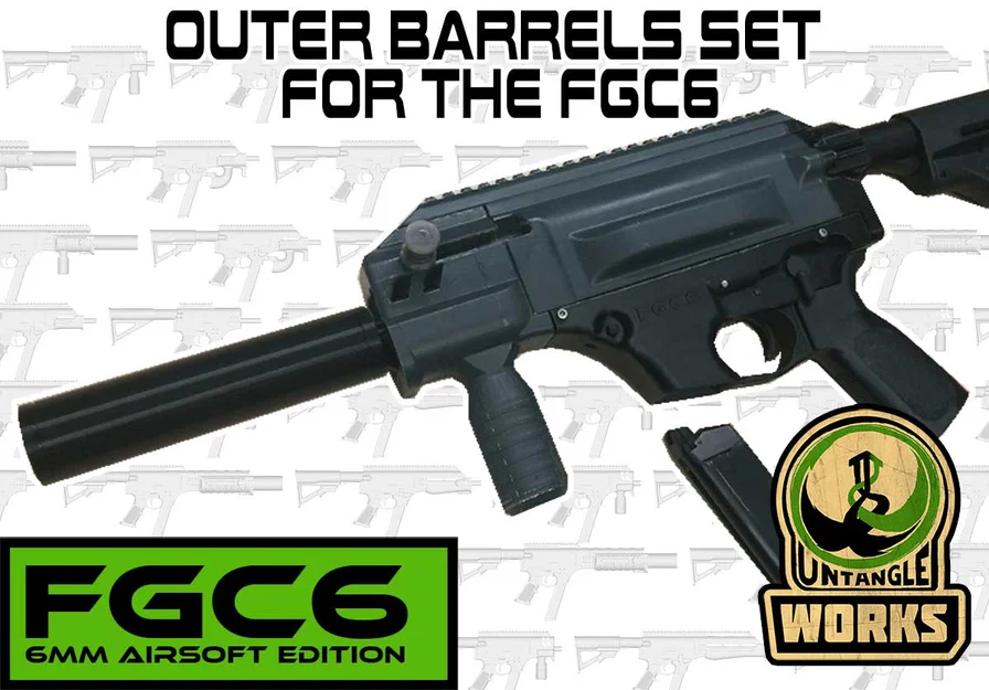 Bộ outer barrel & suppressor cơ bản FGC-6 S AF H MKI/MKII - Image 1