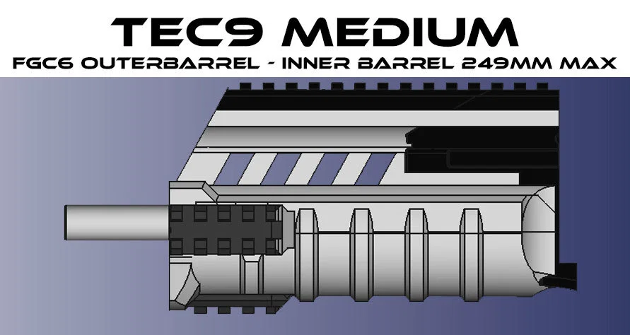 Bộ outer barrel & suppressor cơ bản FGC-6 S AF H MKI/MKII - Image 2