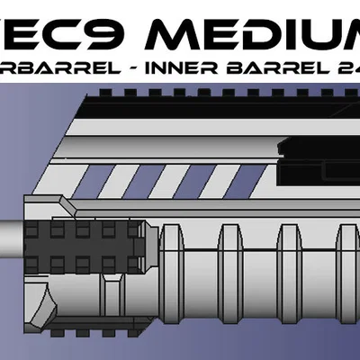 Bộ outer barrel & suppressor cơ bản FGC-6 S AF H MKI/MKII