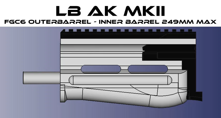 Bộ outer barrel & suppressor cơ bản FGC-6 S AF H MKI/MKII - Image 3