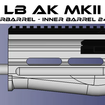 Bộ outer barrel & suppressor cơ bản FGC-6 S AF H MKI/MKII