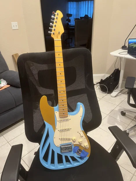 Đàn guitar kiểu Stratocaster 3D có thể in được - Image 1