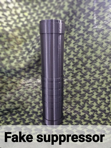 Ống giảm thanh giả Airsoft 14mm cho súng AK-12 và dòng AK - Image 1