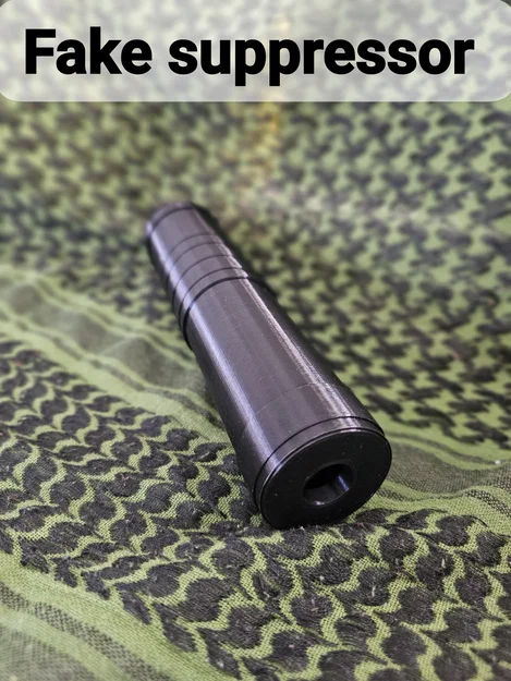Ống giảm thanh giả Airsoft 14mm cho súng AK-12 và dòng AK - Image 2