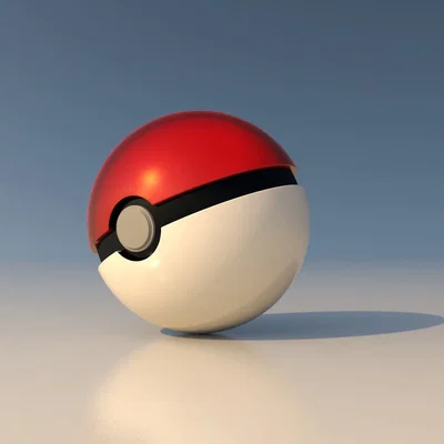 Mô hình Pokeball in 3D cực đẹp cho fan Pokemon