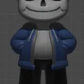 Mô hình Sans Undertale từ Super Smash Bros Ultimate in 3D - Thumbnail 1