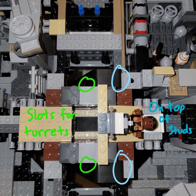 Giá treo tường LEGO Millennium Falcon (UCS) dạng Wall Display - Image 9