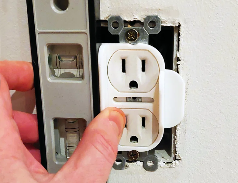 Dụng cụ canh thẳng ổ cắm điện (Electrical Outlet Alignment Tool/Jig) - Image 1