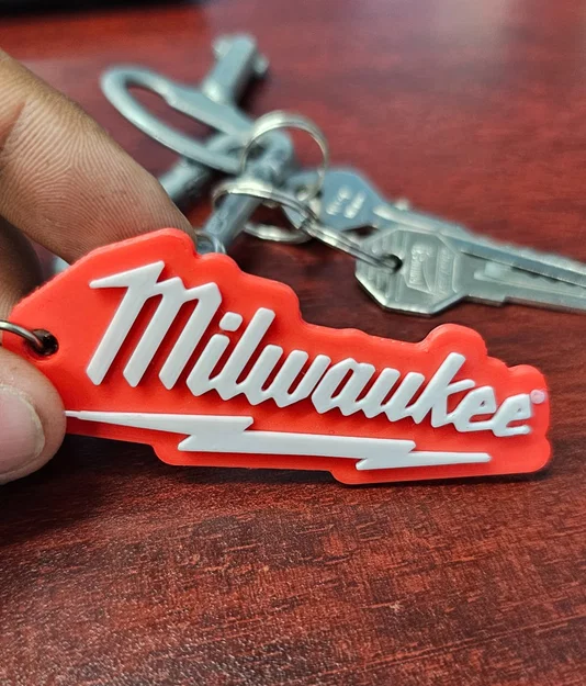 Móc khóa logo Milwaukee - Image 1