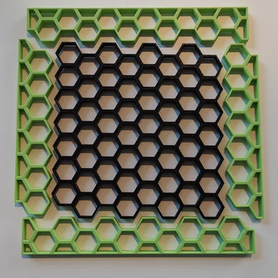 Bộ khung viền trang trí cho hệ thống HSW (Honeycomb Storage Wall)