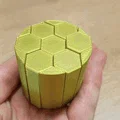 Đồ chơi fidget trượt Hexaball Rosette (printed in-place) - Thumbnail 1