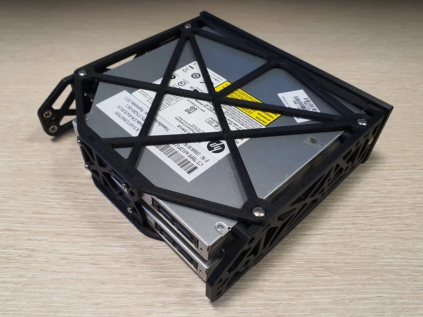 Khung gắn 2 ổ slim ODD cho khoang 5.25" - Image 3