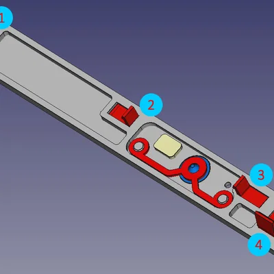 Khung gắn 2 ổ slim ODD cho khoang 5.25"
