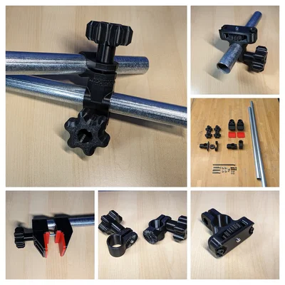 Tay đỡ kẹp bàn DIY tùy biến cho camera hoặc microphone