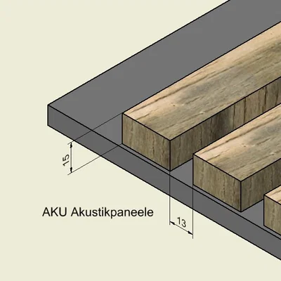 AKU Akustik Wandpaneele: Giá Treo Wallplanter (Halter) In 3D