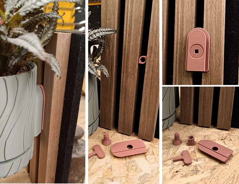AKU Akustik Wandpaneele: Giá Treo Wallplanter (Halter) In 3D - Image 2