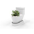LE TOILET PLANT – Chậu cây để bàn hình bồn cầu (WC) in 3D - Thumbnail 2