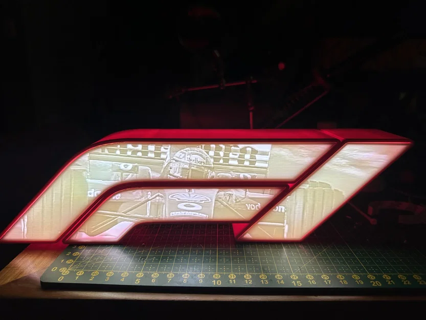 Lightbox Litho kiểu logo F1 (Schumi) - Nắp xe Michael Schumacher - Image 1