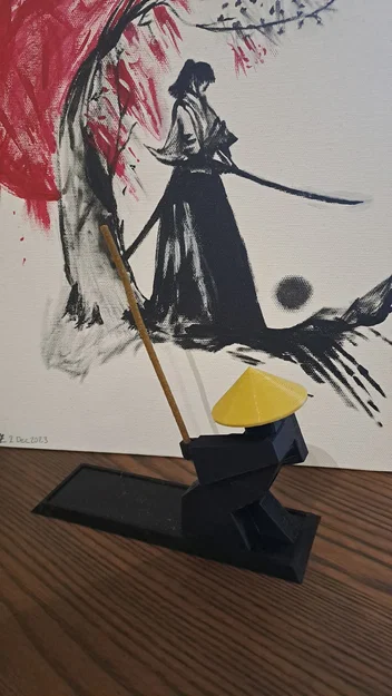 Đế cắm nhang Samurai - Phụ kiện trang trí 3D độc đáo - Image 1