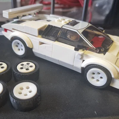 Mâm Deep Dish cho Lego Speed Champions Lamborghini Countach 76908