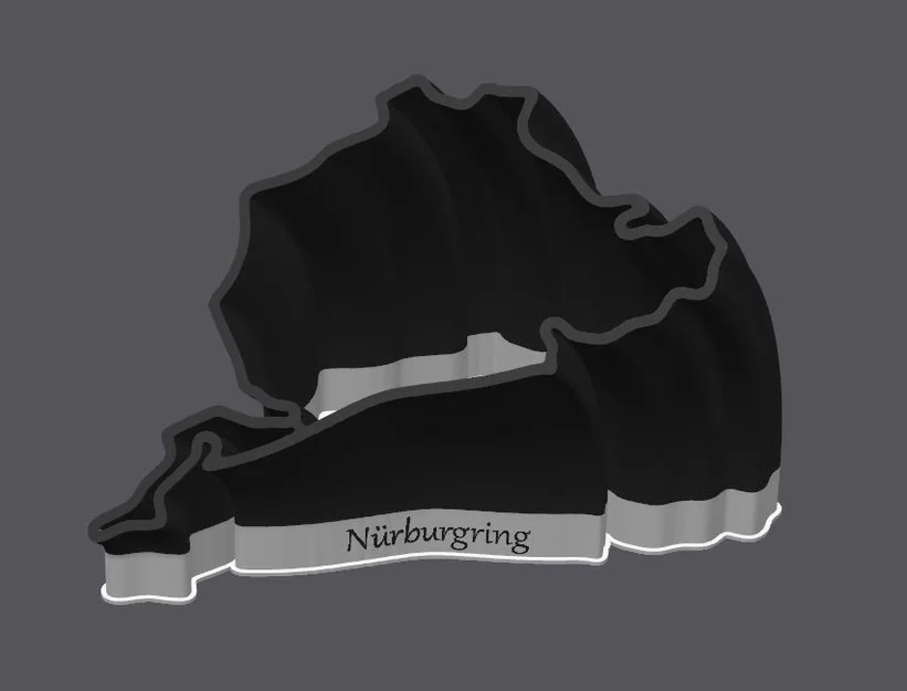 Mô hình trang trí đường đua Nürburgring Nordschleife 3D - Image 1