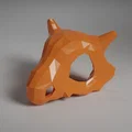 Mô hình 3D hộp sọ Cubone phong cách Low Poly đẹp mắt - Thumbnail 1