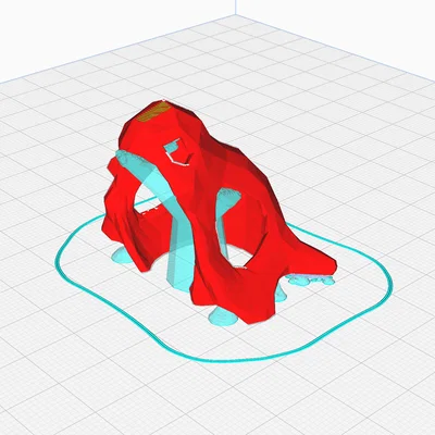 Mô hình 3D hộp sọ Cubone phong cách Low Poly đẹp mắt