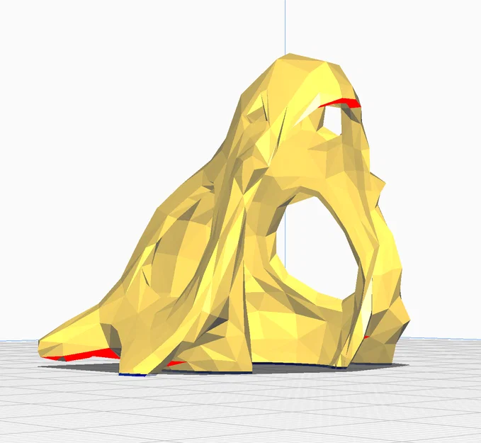 Mô hình 3D hộp sọ Cubone phong cách Low Poly đẹp mắt - Image 5