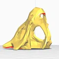Mô hình 3D hộp sọ Cubone phong cách Low Poly đẹp mắt - Thumbnail 5