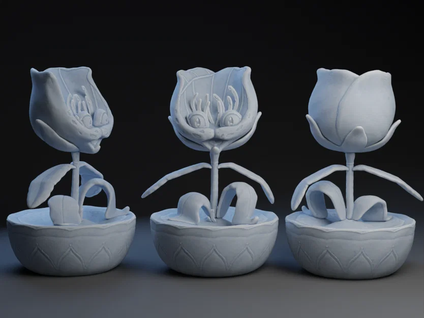 Mô hình trang trí Cat Flower: Chú mèo hóa hoa độc đáo cho bàn làm việc - Image 1