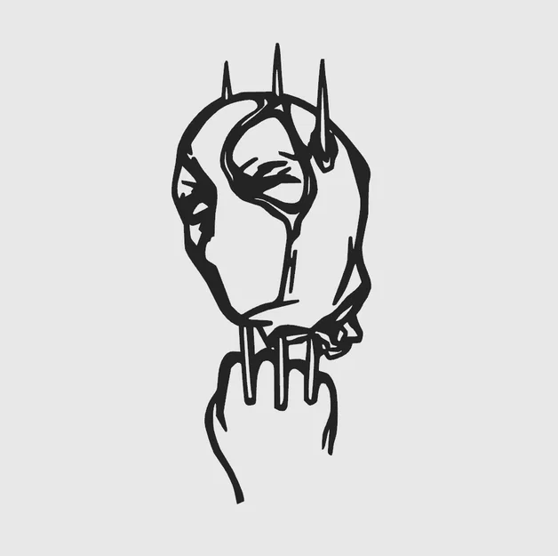 Mẫu in 3D tranh treo tường Deadpool và Wolverine cực chất - Image 2