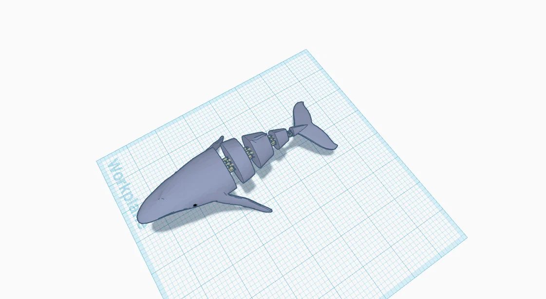 Mô hình cá voi linh hoạt Flexi Whale in 3D độc đáo - Image 1