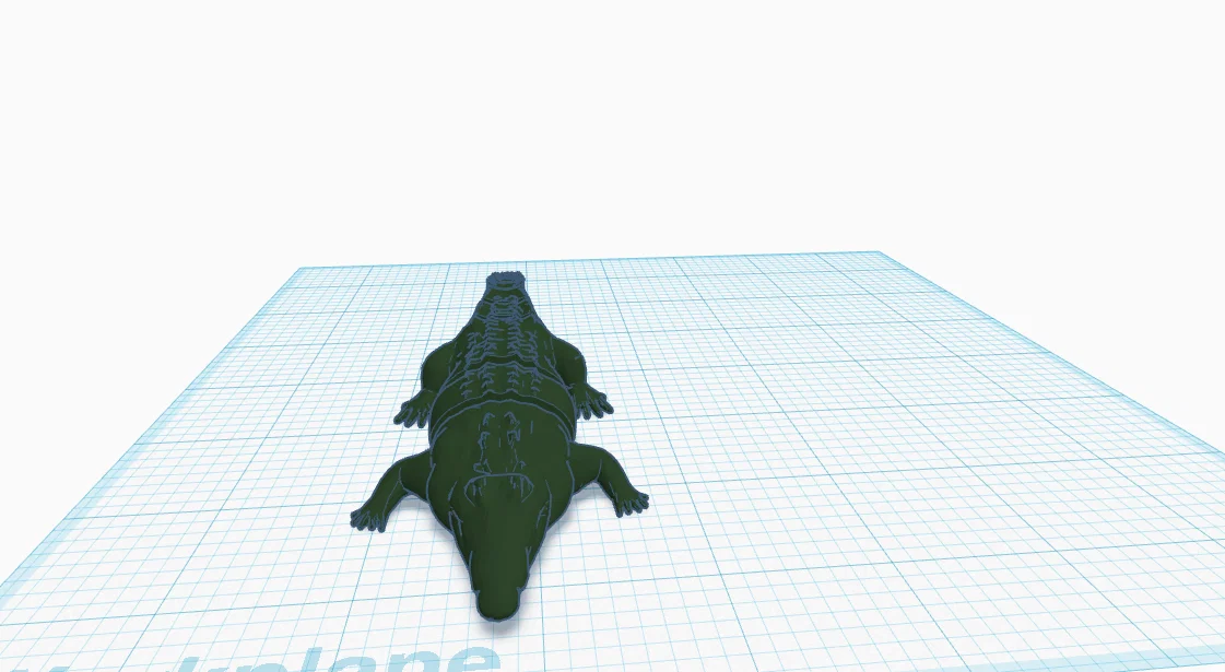 Mô hình cá sấu khớp nối 3D (Articulated Croc) linh hoạt - Image 2