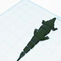 Mô hình cá sấu khớp nối 3D (Articulated Croc) linh hoạt - Thumbnail 6