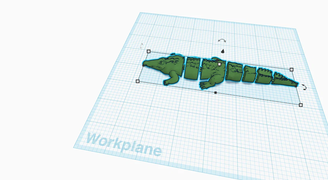 Mô hình cá sấu khớp nối (Articulated Croc) in 3D linh hoạt - Image 2