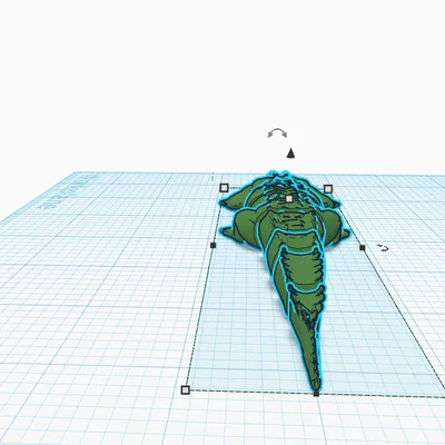 Mô hình cá sấu khớp nối (Articulated Croc) in 3D linh hoạt