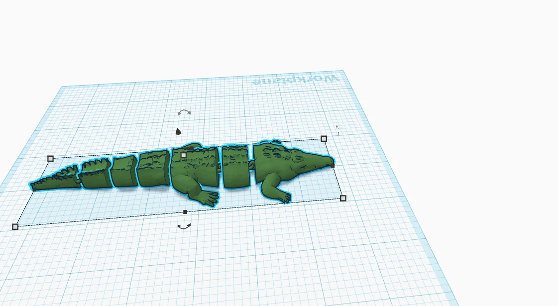 Mô hình cá sấu khớp nối (Articulated Croc) in 3D linh hoạt - Image 4