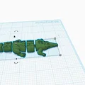 Mô hình cá sấu khớp nối (Articulated Croc) in 3D linh hoạt - Thumbnail 4