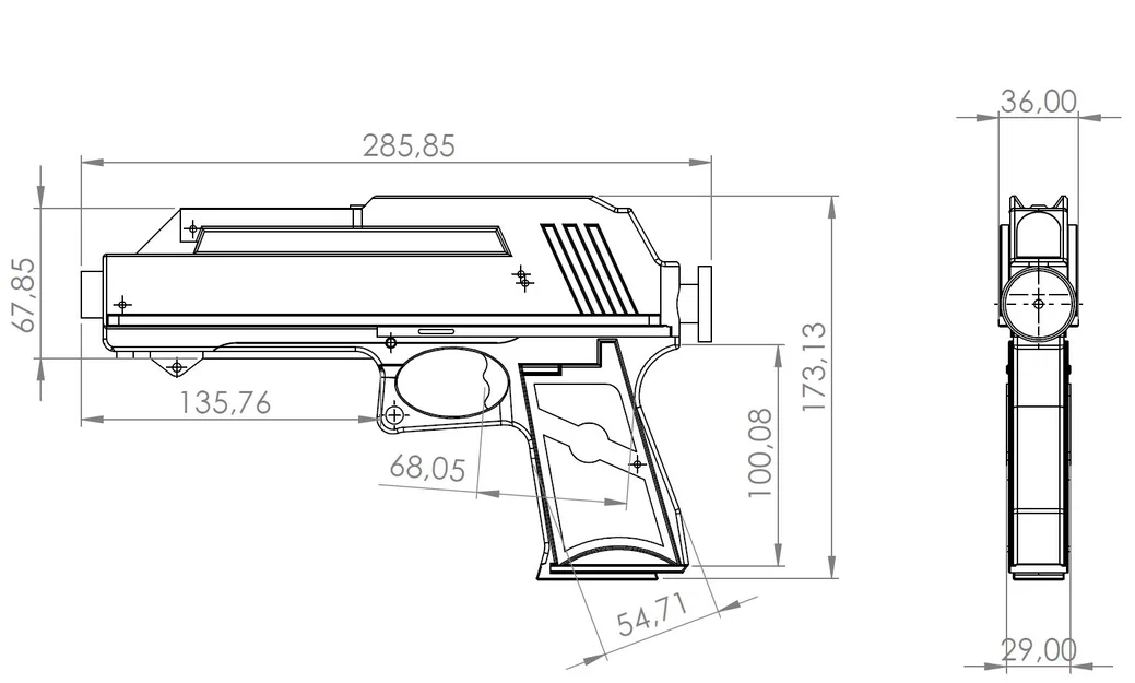 DC-17 CLONE TROOPER SIDEARM - Image 3