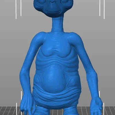 Mô hình 3D nhân vật E.T. ngoài hành tinh trang trí bàn làm việc