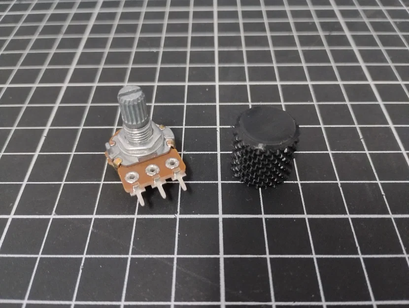 Núm vặn chiết áp (Potentiometer Knob) in 3D thiết kế tùy chỉnh - Image 1