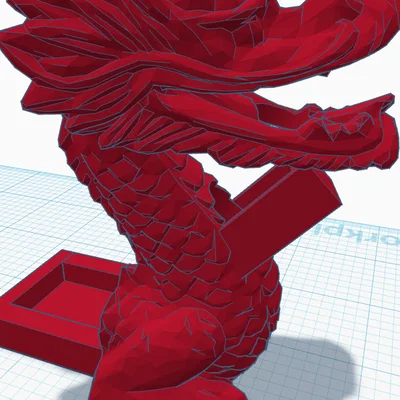 Tháp đổ xúc xắc Dragon Dice Tower in 3D độc đáo