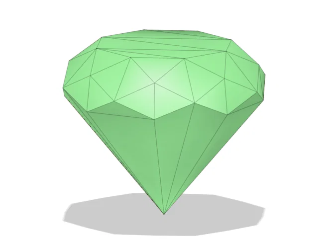 Mô hình kim cương 3D (Diamont) trang trí bàn làm việc đẹp mắt - Image 1