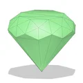 Mô hình kim cương 3D (Diamont) trang trí bàn làm việc đẹp mắt - Thumbnail 1