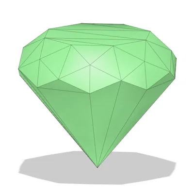 Mô hình kim cương 3D (Diamont) trang trí bàn làm việc đẹp mắt