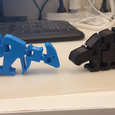 Mô hình khủng long Ankylosaurus linh hoạt in 3D cực chất