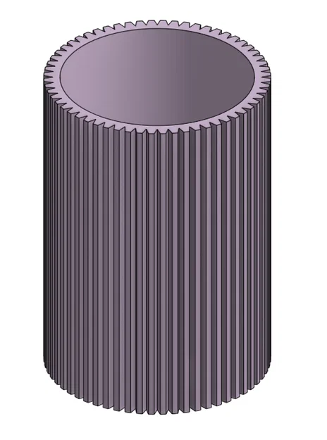 Ống cắm cọ trang điểm thiết kế tối giản - Mô hình in 3D tiện ích - Image 1